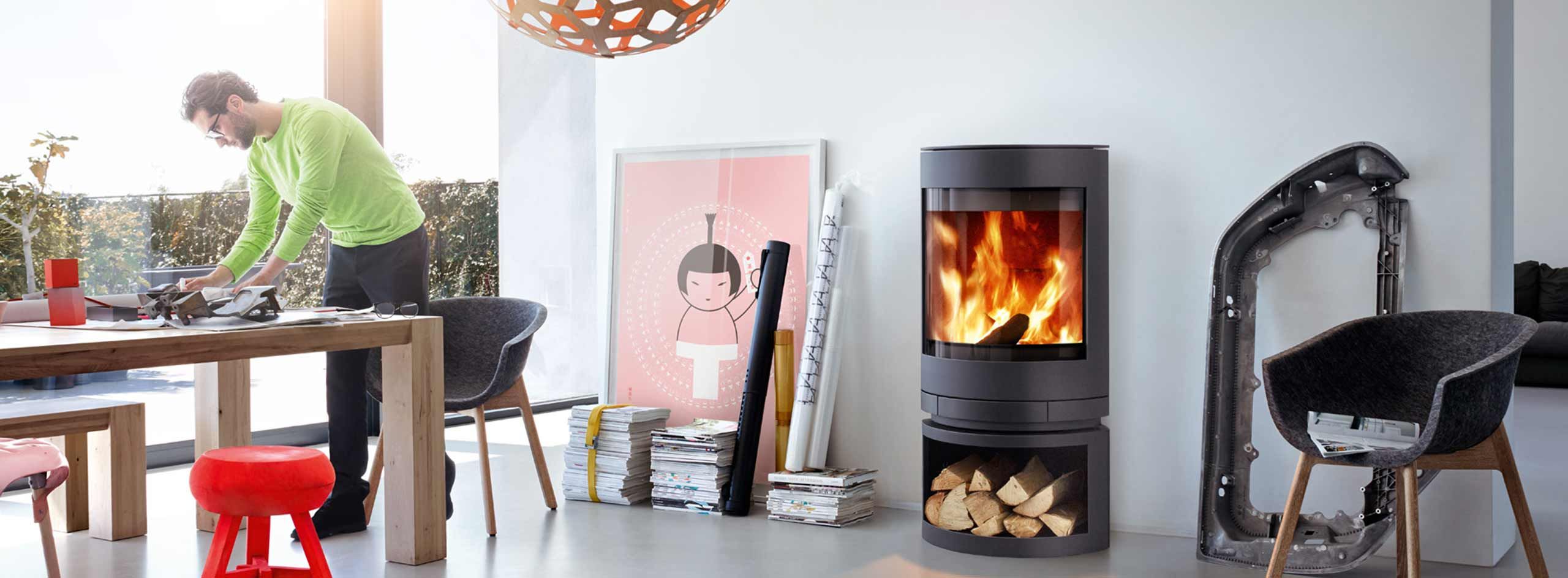  Feuer — kunstvoll inszentiert! Skantherm Emotion